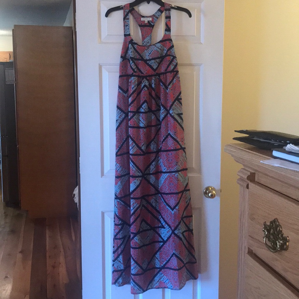 Love Fire maxi dress